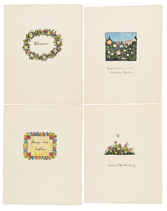 Hermann Hesse - Blumen. Aquarelle mit Gedichten - Weitere Abbildung