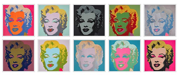 Andy Warhol - Marilyn Monroe (10 Blatt) - Weitere Abbildung