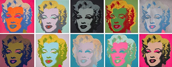 Andy Warhol - Marilyn Monroe (10 Blatt)