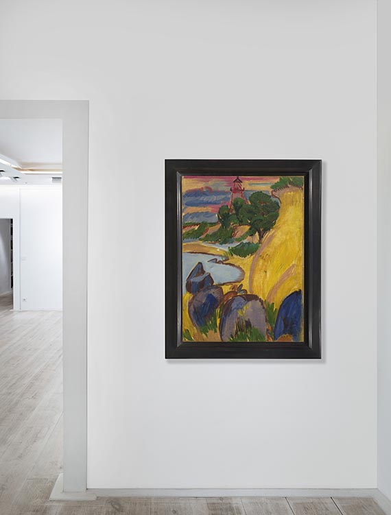 Ernst Ludwig Kirchner - Leuchtturm hinter Bucht - Weitere Abbildung