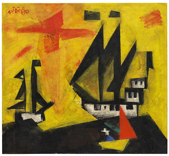 Feininger - Marine nach Holzschnitt