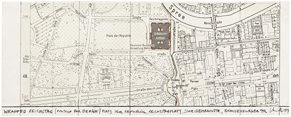  Christo - Wrapped Reichstag (Project for Berlin) (2-teilig) - Weitere Abbildung