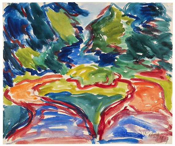 Schmidt-Rottluff - Weggabelung