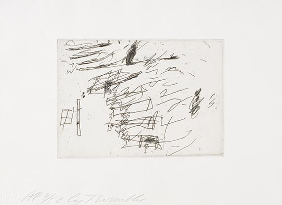 Cy Twombly - Sketches (6 Blätter) - Weitere Abbildung