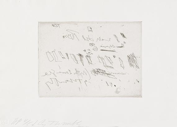 Cy Twombly - Sketches (6 Blätter) - Weitere Abbildung