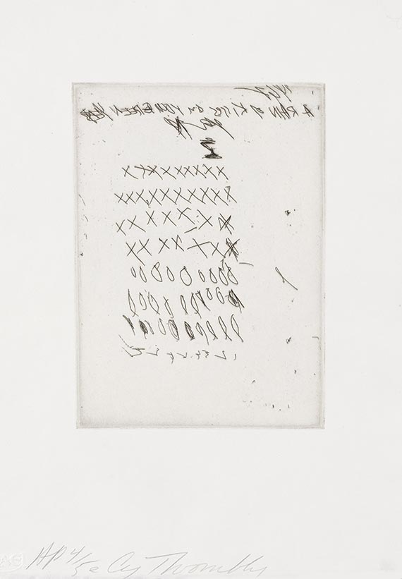 Cy Twombly - Sketches (6 Blätter) - Weitere Abbildung