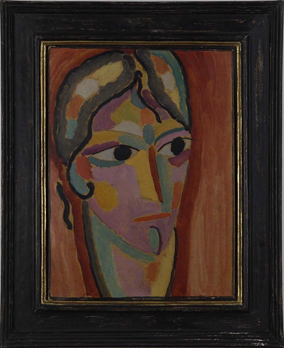 Alexej von Jawlensky - Mystischer Kopf: Trotz - Rahmenbild