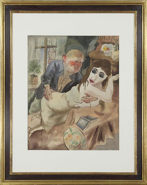 George Grosz - Liebespaar - Rahmenbild