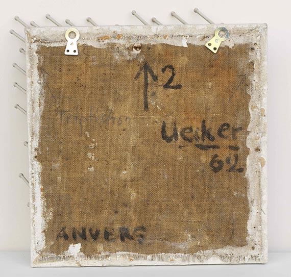 Günther Uecker - Anvers - Rückseite