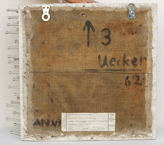 Günther Uecker - Anvers - Rückseite