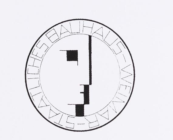 Abbildung zu: Oskar Schlemmer, Signet Staatliches Bauhaus Weimar, 1922, Archiv Oskar Schlemmer.