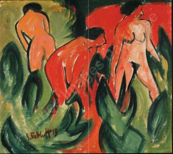 Akte im Freien/Drei...