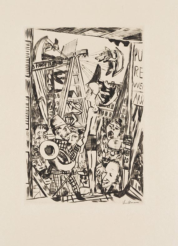Max Beckmann - Jahrmarkt - Weitere Abbildung
