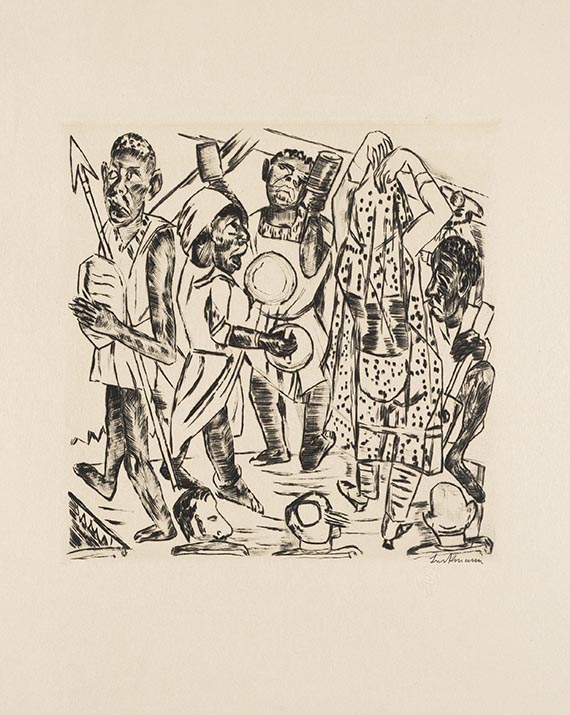 Max Beckmann - Jahrmarkt - Weitere Abbildung