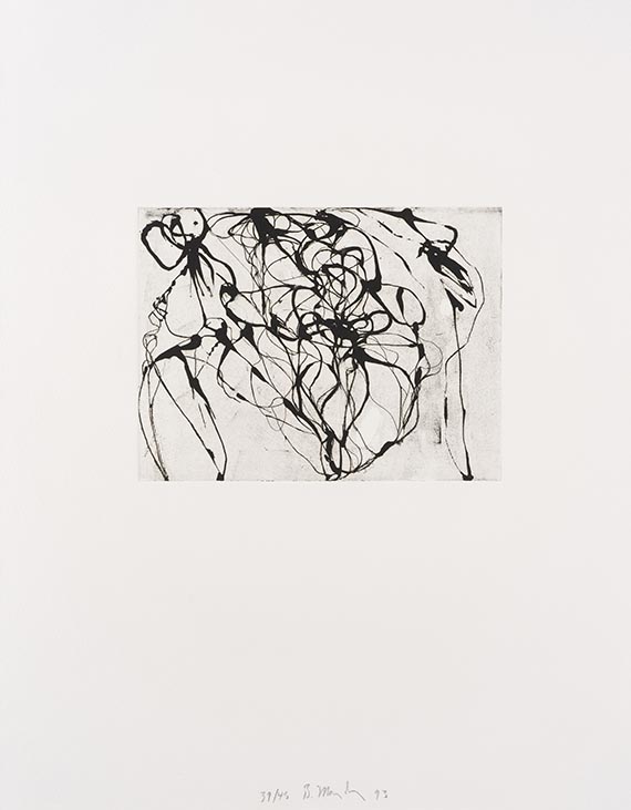 Brice Marden - After Botticelli 1-5 - Weitere Abbildung