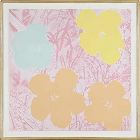 Andy Warhol - Flowers - Rahmenbild