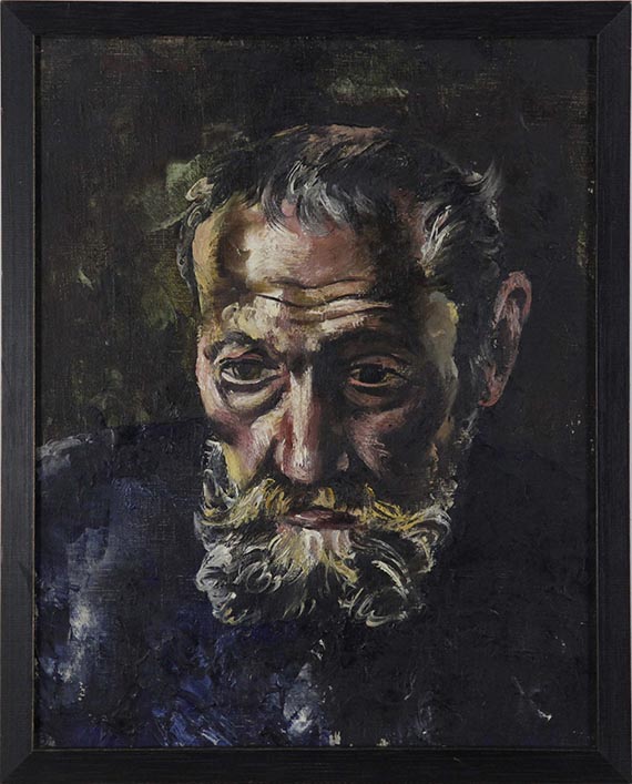 Jean Fautrier - Tête d´homme barbu - Rahmenbild