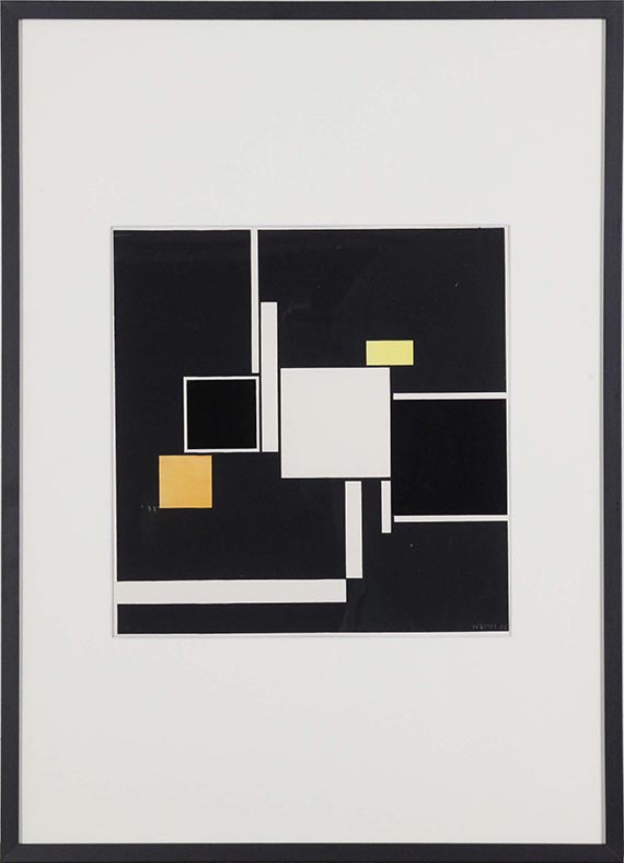 Walter Dexel - Quadrate 25 - Rahmenbild