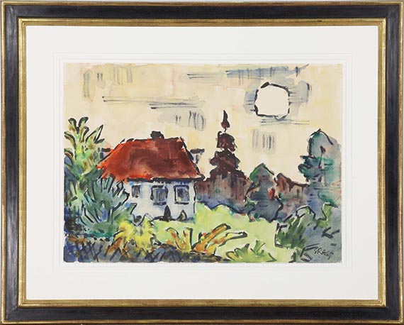 Karl Schmidt-Rottluff - Septembermorgen - Rahmenbild