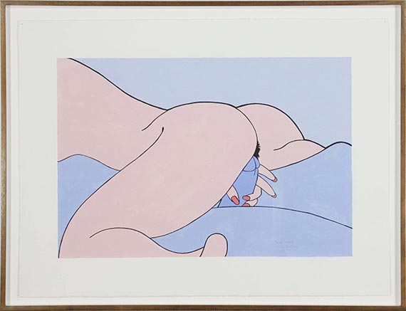 John Wesley - Blue Man - Rahmenbild