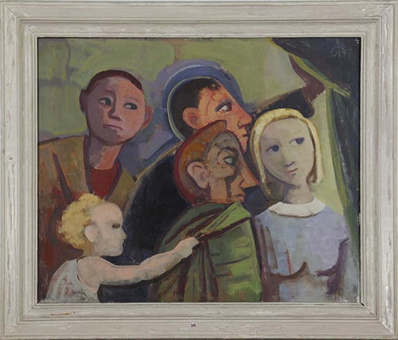 Karl Hofer - Neugierige - Rahmenbild