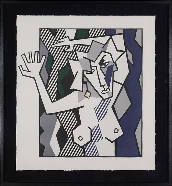 Roy Lichtenstein - Nude in the Woods - Rahmenbild