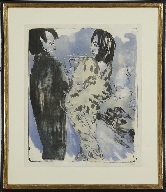 Emil Nolde - Junges Paar - Rahmenbild