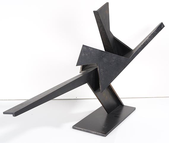 Hans Uhlmann - Stahlskulptur - Rückseite