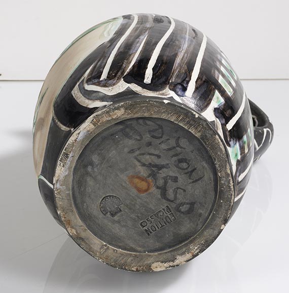 Pablo Picasso - Bearded man's wife - Rückseite