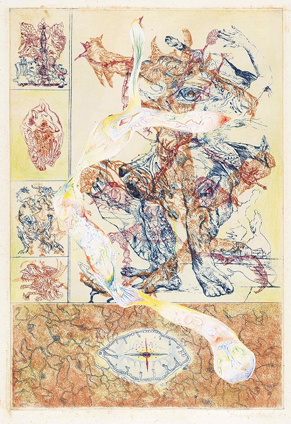 Bernard Schultze, Zugencollage