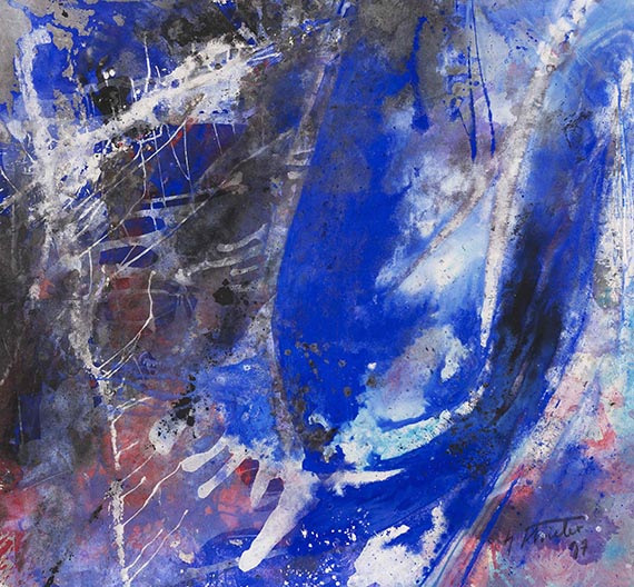 Fred Thieler, blue sunset