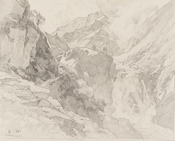 Edward Harrison Compton - Wasserfall - Weitere Abbildung