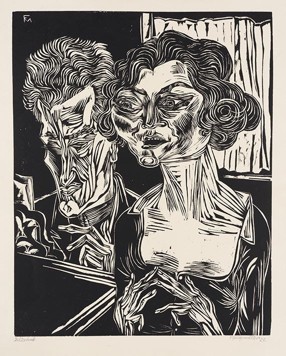 Conrad Felixmüller - Sängerin und Komponist