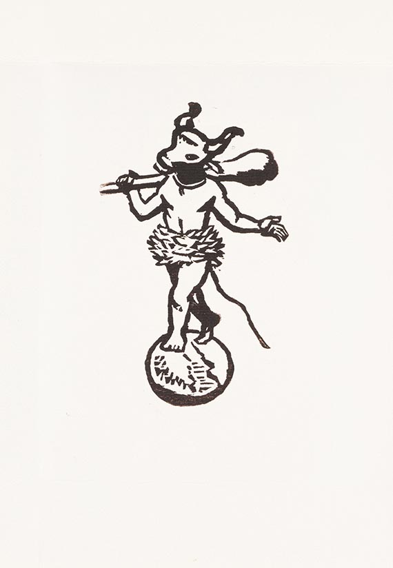 Hermann Max Pechstein - Exlibris Dr. August Ochsenbein - Weitere Abbildung