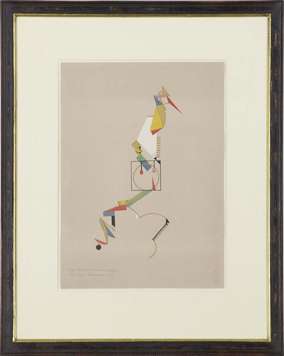 Lothar Schreyer - Figur des männlichen Intellektes - Rahmenbild