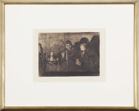 Edvard Munch - Kristiania Boheme I - Rahmenbild