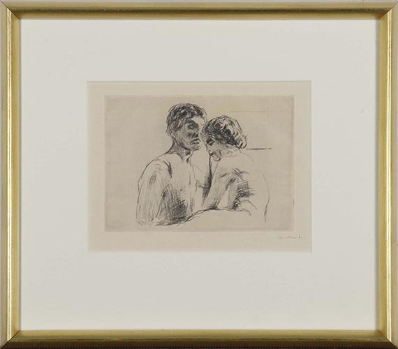 Edvard Munch - Zwei Menschen (To mennesker) - Rahmenbild