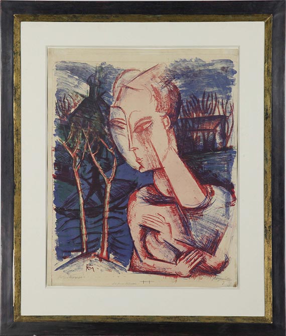 Conrad Felixmüller - Die ferne Geliebte - Rahmenbild