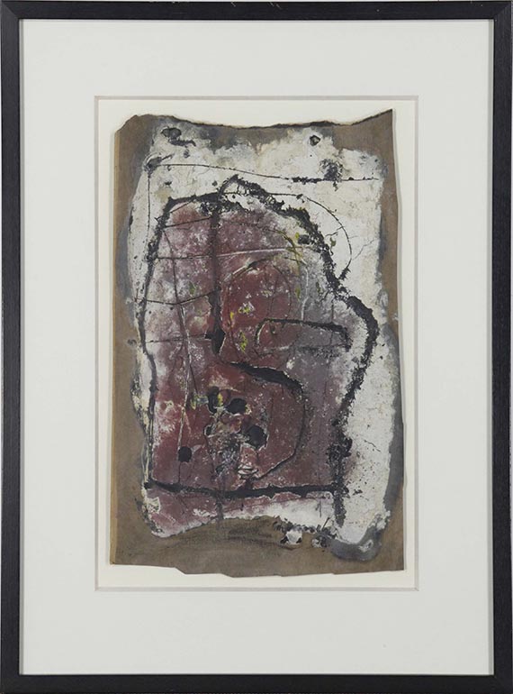 Emil Schumacher - G-67/1958 - Rahmenbild