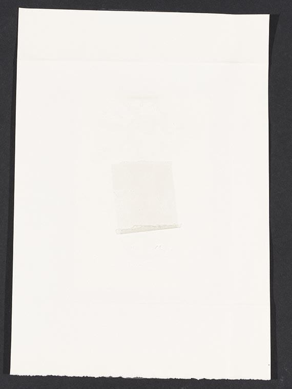 Hermann Max Pechstein - Exlibris Dr. August Ochsenbein - R&uuml;ckseite