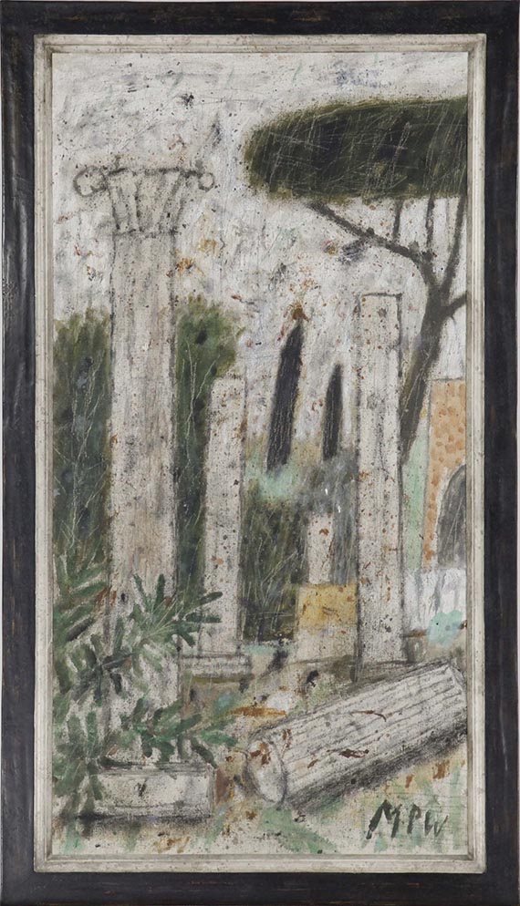 Max Peiffer Watenphul - Römische Landschaft - Rahmenbild