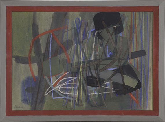 Fritz Winter - Unruhig - Rahmenbild