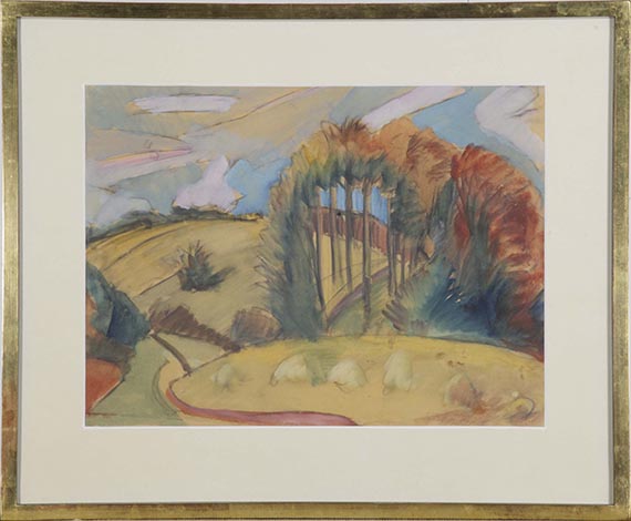 Erich Heckel - Wäldchen - Rahmenbild