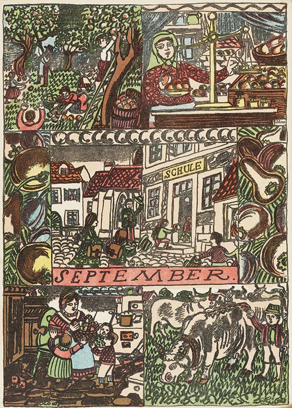 Franz von Zülow - Die 12 Monate - Weitere Abbildung