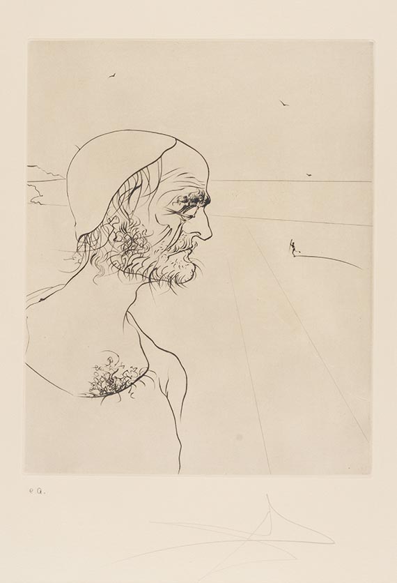 Salvador Dal&iacute; - Hemingway, Der alte Mann und das Meer. Vorzugsausgabe mit Suite