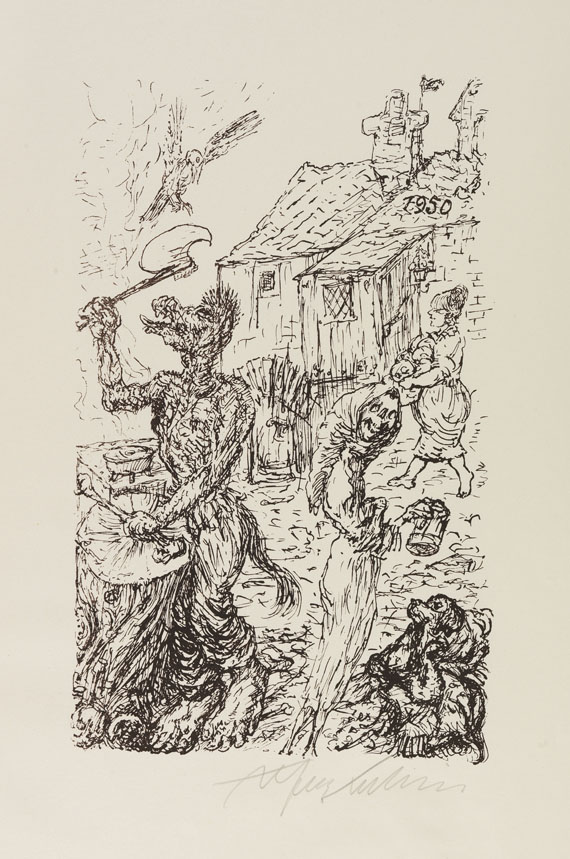 Alfred Kubin - Variationen zu Artur Honegger, Der Totentanz - Weitere Abbildung