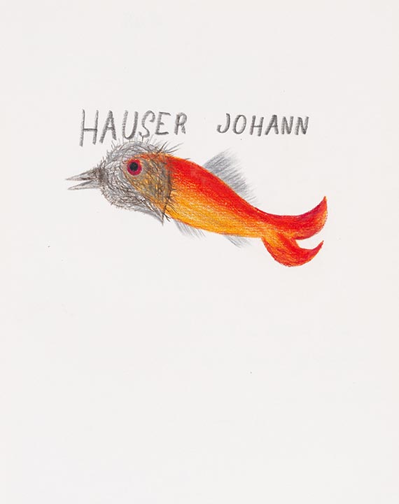 Leo Navratil - Johann Hauser. Mit einer Original-Zeichnung von Johann Hauser