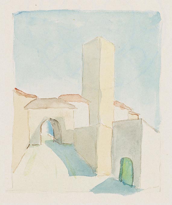 Hermann Hesse - 4 Orig.-Aquarelle - Weitere Abbildung