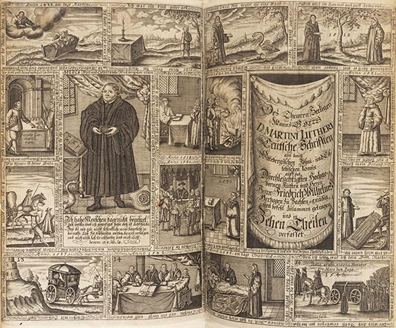 Martin Luther - Aller deutschen B&uuml;cher. 9 Bde. und Reg., zus. in 8 B&auml;nden