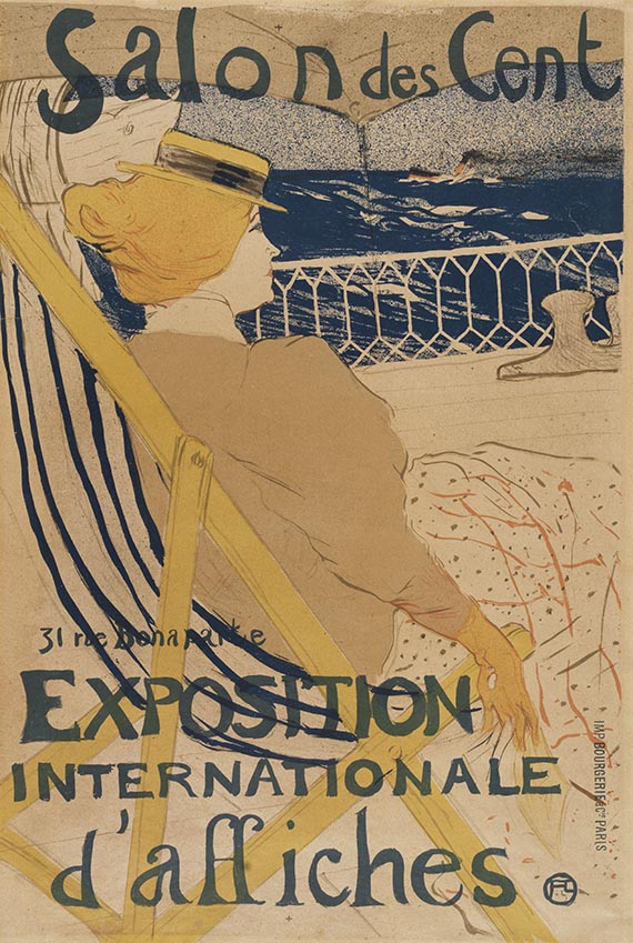 Henri de Toulouse-Lautrec - La passag&egrave;re du 54 ou Promenade en yacht